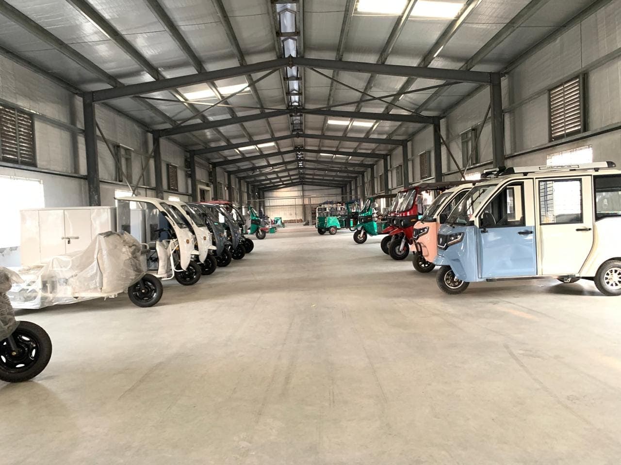 The line at the plant