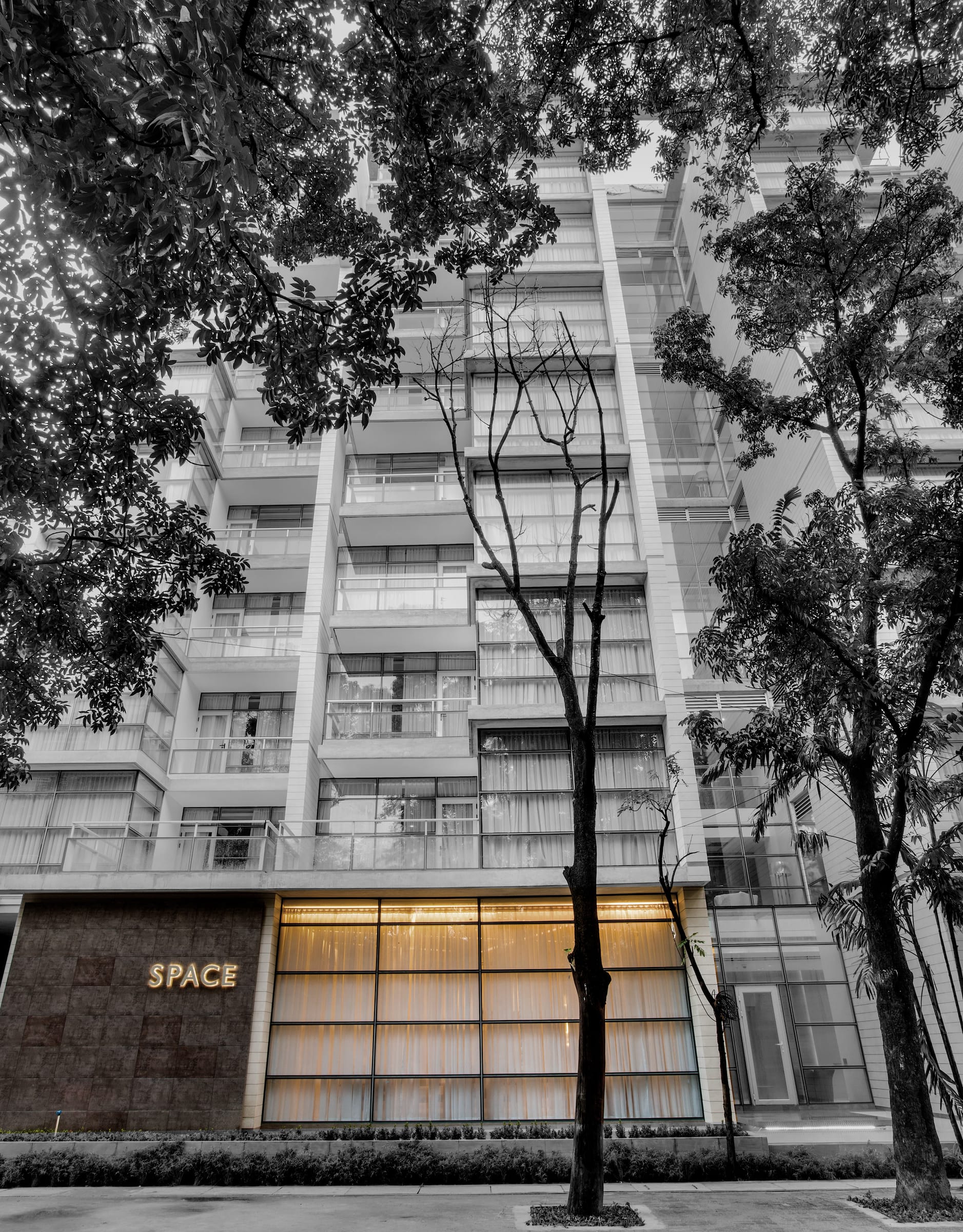 The facade, Gulshan 2